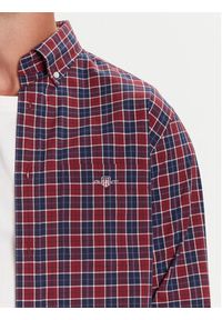 GANT - Gant Koszula 3250213 Bordowy Regular Fit. Kolor: czerwony. Materiał: bawełna #5