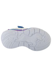 skechers - Buty sportowe Sneakersy dziewczęce, Unicorn Chaser. Kolor: niebieski. Model: Skechers Sport. Sport: turystyka piesza