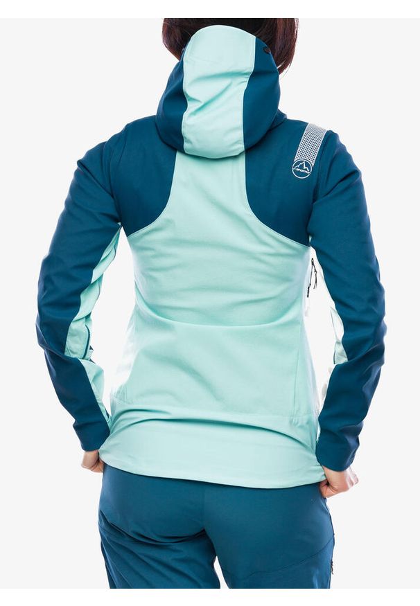 LA SPORTIVA - Kurtka softshell damska La Sportiva Alpine Guide Softshell Jacket. Kolor: zielony. Materiał: softshell. Sezon: zima