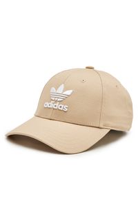 Adidas - Czapka z daszkiem adidas. Kolor: beżowy #1