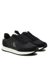 Calvin Klein Sneakersy Runner Laceup Low Mg Mix YW0YW01615 Czarny. Kolor: czarny. Materiał: materiał