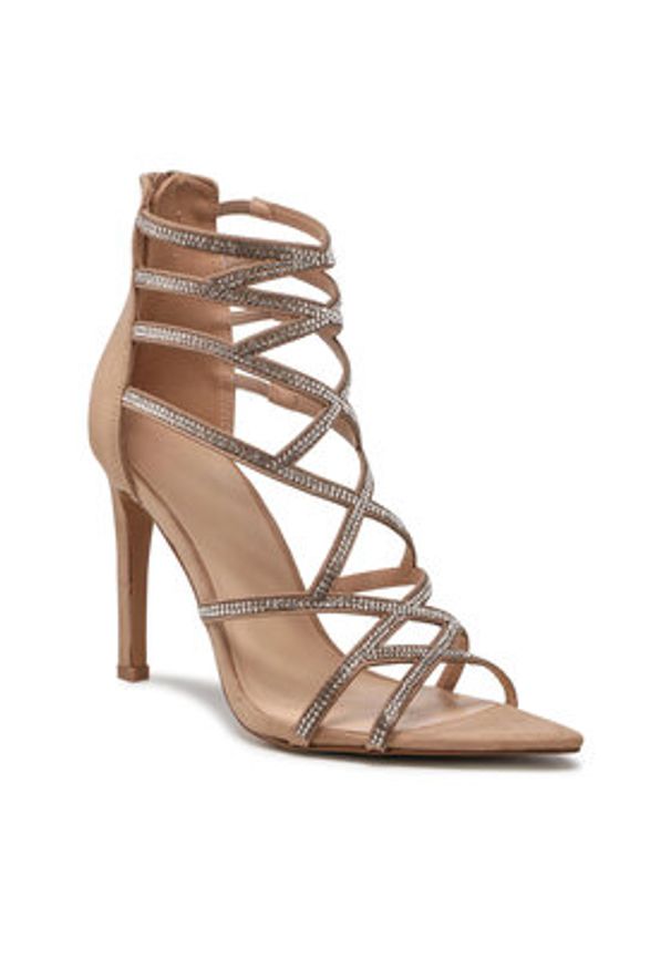 Jenny Fairy Sandały WYL2996-4 Beżowy. Kolor: beżowy. Materiał: materiał