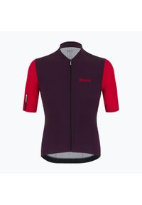 SANTINI - Koszulka rowerowa męska Santini Redux Vigor. Kolor: czerwony #1
