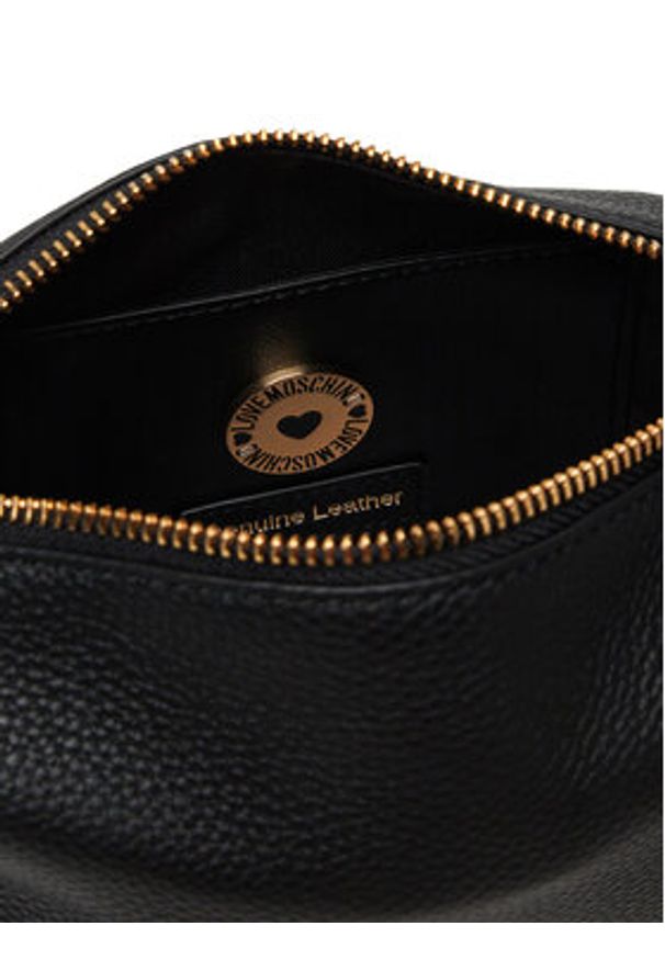 Love Moschino - LOVE MOSCHINO Torebka JC4307PP0MK1100A Czarny. Kolor: czarny. Materiał: skórzane