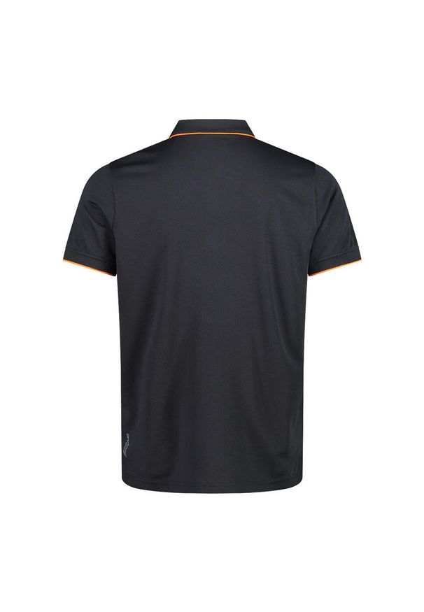 Polo CMP. Typ kołnierza: polo. Kolor: czarny