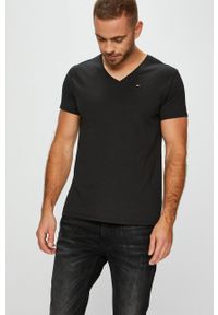 Tommy Jeans - T-shirt DM0DM04410. Okazja: na co dzień. Kolor: czarny. Materiał: dzianina. Styl: casual #4