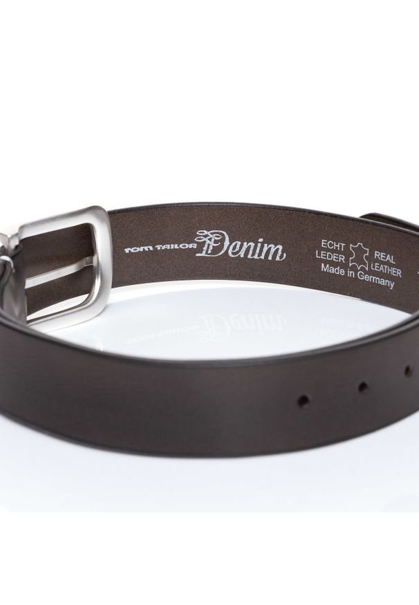 Tom Tailor - TOM TAILOR PASEK SKÓRZANY TM0174H51 690 40mm Gürtel. Materiał: skóra. Styl: klasyczny