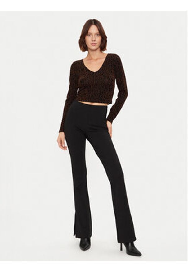 Noisy may - Noisy May Bluzka Gilly 27032016 Czarny Slim Fit. Kolor: czarny. Materiał: syntetyk