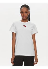 Pinko T-Shirt 100789 A1P8 Biały Regular Fit. Kolor: biały. Materiał: bawełna #1