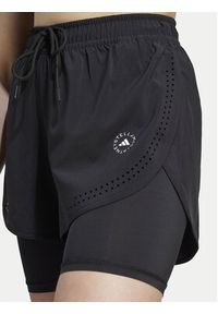 Adidas by Stella McCartney - adidas by Stella McCartney Szorty sportowe Stella McCartney TruePurpose 2-in-1 IB6824 Czarny Regular Fit. Kolor: czarny. Materiał: syntetyk #6
