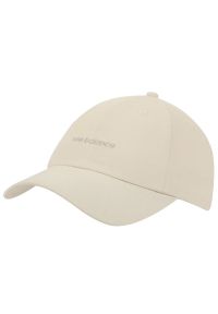 Czapka dla każdego New Balance LAH51010LIN - beżowa. Kolor: beżowy. Materiał: tkanina, poliester, materiał. Styl: klasyczny, street