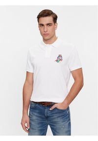 Polo Ralph Lauren Polo 710853312023 Biały Slim Fit. Typ kołnierza: polo. Kolor: biały. Materiał: bawełna