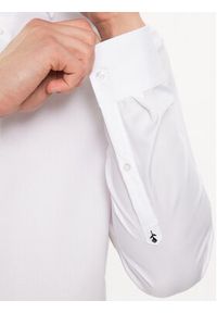 Seidensticker Koszula 01.693650 Biały Slim Fit. Kolor: biały. Materiał: bawełna #9