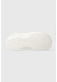 Crocs klapki Classic kolor biały 10001. Nosek buta: okrągły. Kolor: biały. Materiał: materiał, guma. Wzór: gładki #5