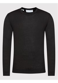 Selected Homme Sweter Town 16079772 Czarny Regular Fit. Kolor: czarny. Materiał: syntetyk #4