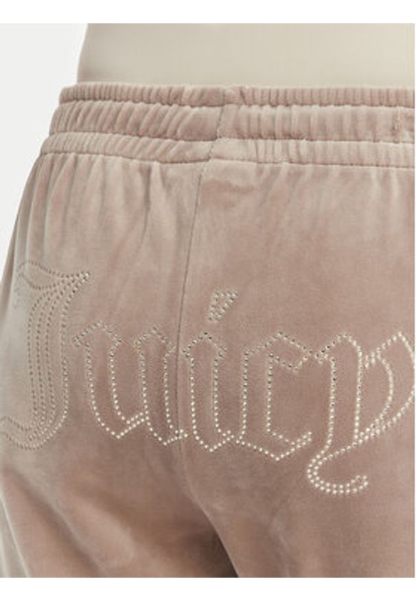 Juicy Couture Spodnie dresowe Tina JCWBJ126327 Beżowy Straight Leg. Kolor: beżowy. Materiał: syntetyk