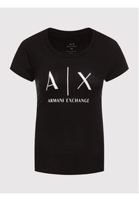 Armani Exchange T-Shirt 8NYT70 YJ16Z 1200 Czarny Regular Fit. Kolor: czarny. Materiał: bawełna #2