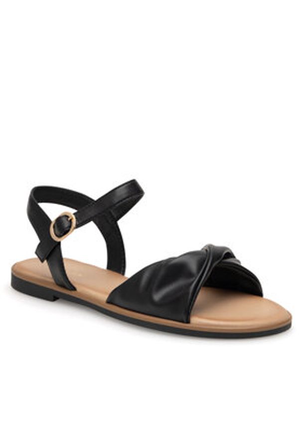 Jenny Fairy Sandały CHIKA WS250723-1 Czarny. Kolor: czarny. Materiał: syntetyk