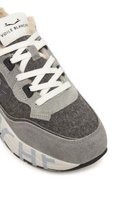 Voile Blanche Sneakersy Club105 FUR. 2019460-01 Szary. Kolor: szary. Materiał: zamsz, skóra #5
