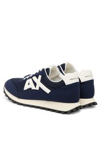 Armani Exchange Sneakersy XM001960 AF19388 MB005 Granatowy. Kolor: niebieski. Materiał: materiał #2