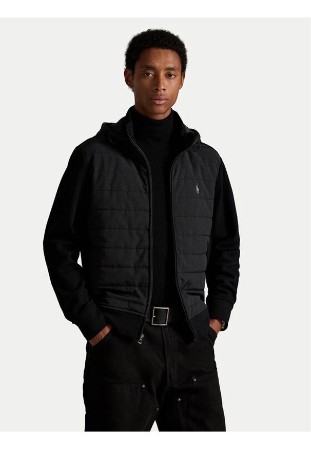 Polo Ralph Lauren Kurtka przejściowa 710981485001 Czarny Regular Fit. Typ kołnierza: polo. Kolor: czarny. Materiał: bawełna