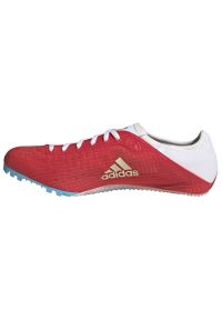 Adidas - Buty kolce adidas Sprintstar M GY3537 czerwone. Zapięcie: sznurówki. Kolor: czerwony. Materiał: materiał #6