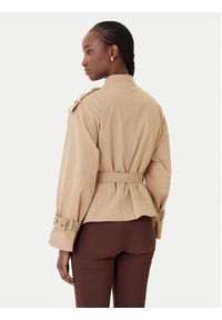 Rinascimento Płaszcz przejściowy CFC0124670003 Beżowy Regular Fit. Kolor: beżowy. Materiał: syntetyk #4