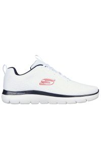 skechers - Buty Skechers Summits Torre 232395WNV - białe. Zapięcie: sznurówki. Kolor: biały. Materiał: dresówka, guma, syntetyk, materiał, jeans. Szerokość cholewki: normalna. Model: Skechers Sport. Sport: turystyka piesza