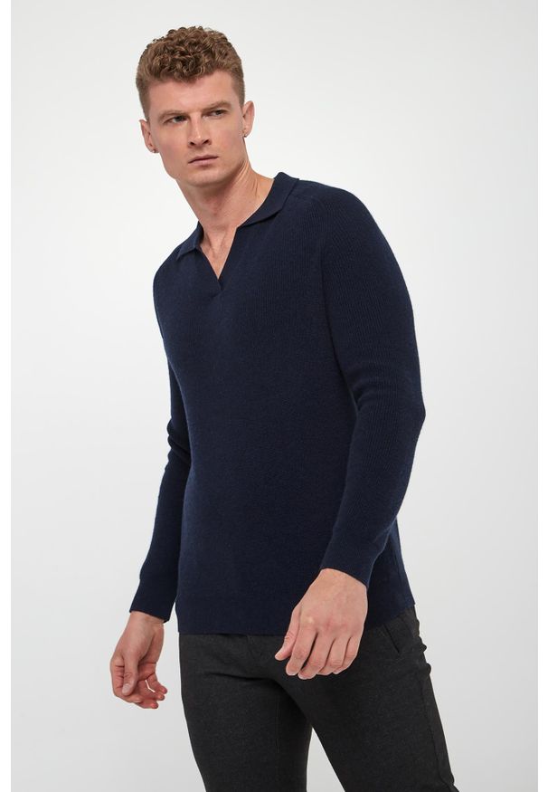 Liu Jo - Sweter męski kaszmirowy LIU JO. Materiał: kaszmir