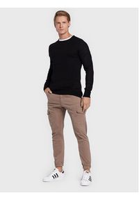 Brave Soul Sweter MK-279PARSECJ Czarny Regular Fit. Kolor: czarny. Materiał: syntetyk #3