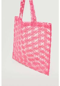 mango - Mango torebka Diana kolor różowy. Kolor: różowy #4