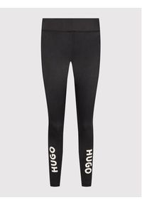 Hugo Legginsy 50470572 Czarny Skinny Fit. Kolor: czarny. Materiał: syntetyk #3