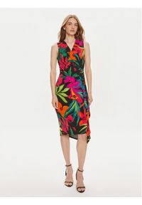 Joseph Ribkoff Sukienka letnia 242012 Kolorowy Slim Fit. Materiał: syntetyk. Wzór: kolorowy. Sezon: lato