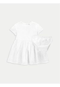 COCCODRILLO - Coccodrillo Sukienka letnia WC4128202GPN Biały Regular Fit. Kolor: biały. Materiał: bawełna. Sezon: lato #1