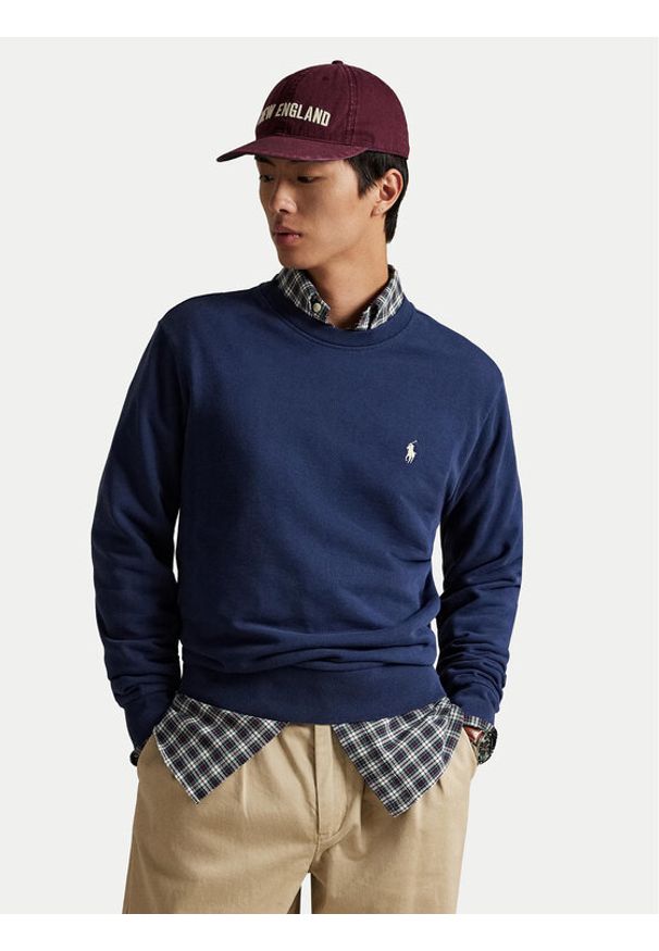Polo Ralph Lauren Bluza 710916689017 Granatowy Regular Fit. Typ kołnierza: polo. Kolor: niebieski. Materiał: bawełna