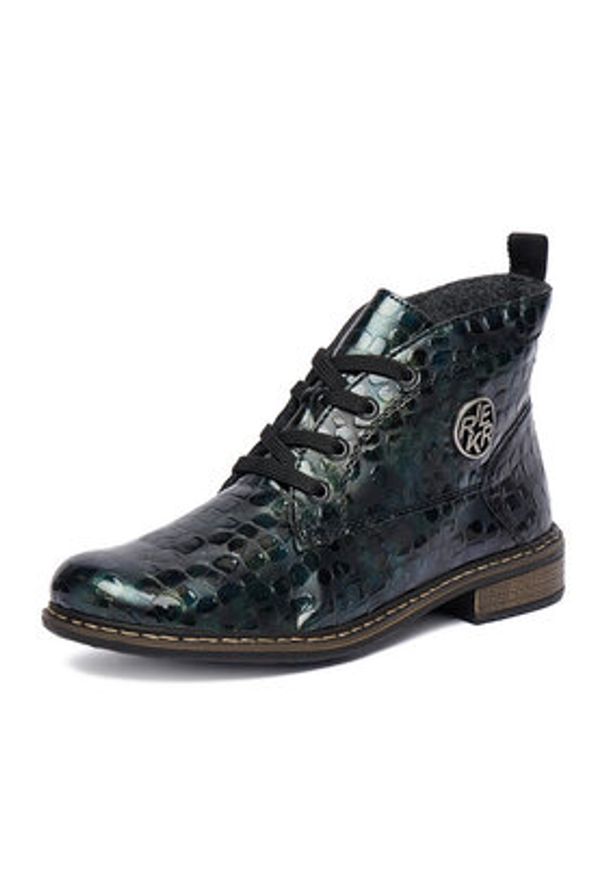 Rieker Trzewiki CEO-71205-90 Zielony. Kolor: zielony. Materiał: syntetyk, materiał