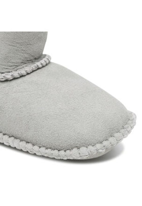 EMU Australia Śniegowce Baby Bootie B10310 Szary. Kolor: szary. Materiał: skóra
