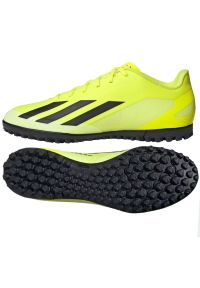 Adidas - Buty adidas X Crazyfast Club Tf M IF0723 żółte. Kolor: żółty. Materiał: syntetyk, guma, materiał. Szerokość cholewki: normalna