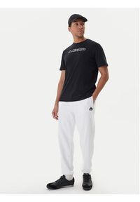 Kappa Spodnie dresowe Gothenburg 331U7EW Biały Regular Fit. Kolor: biały. Materiał: bawełna #3