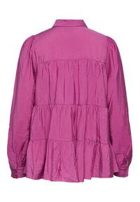 YAS Koszula 26025734 Różowy Regular Fit. Kolor: różowy. Materiał: wiskoza #4