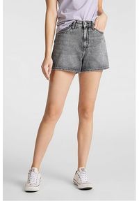 Lee - LEE Thelma Short DAMSKIE SHORTY JEANSOWE GREY SARANDON L37BGFZN 112107964. Materiał: jeans