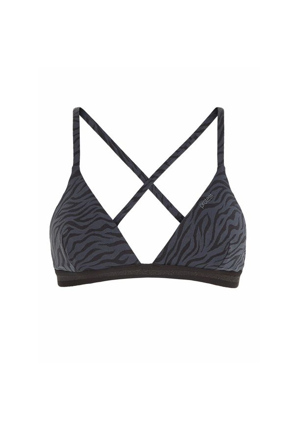 Damski trójkątny top do kostiumu kąpielowego Protest Mixdali 23. Kolor: czarny