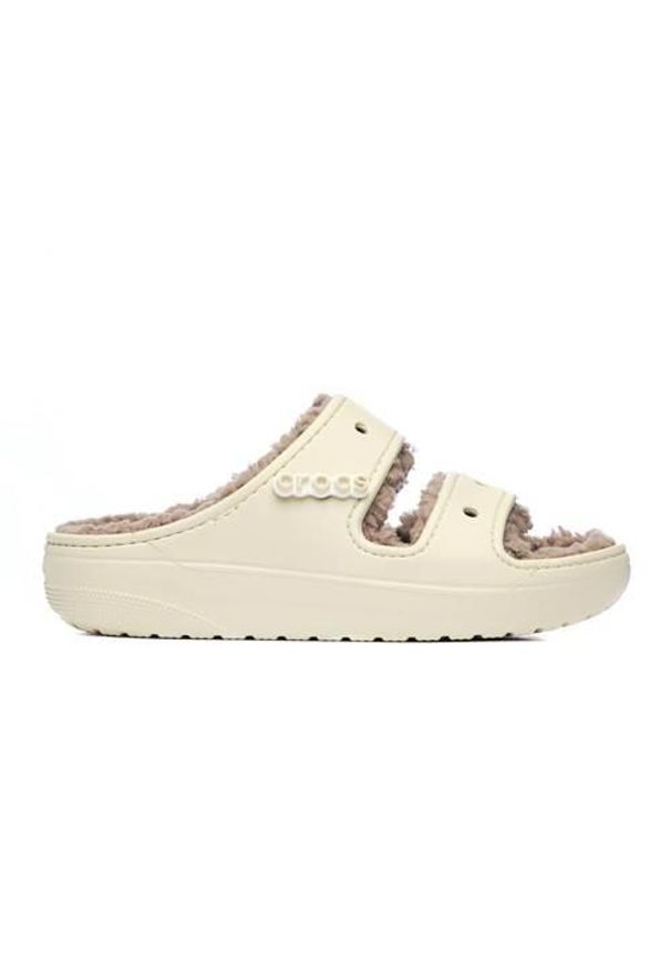Klapki damskie Crocs Classic Cozzzy Sandal. Zapięcie: bez zapięcia. Kolor: wielokolorowy. Materiał: guma, materiał, syntetyk. Szerokość cholewki: normalna. Sport: turystyka piesza