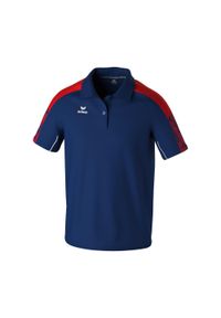 ERIMA - Polo Erima Evo Star. Typ kołnierza: polo. Kolor: czerwony, niebieski, wielokolorowy. Materiał: materiał. Długość rękawa: raglanowy rękaw. Sport: piłka nożna #1