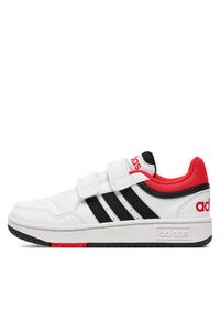 Adidas - adidas Sneakersy Hoops Lifestyle H03863 Biały. Kolor: biały. Materiał: materiał #2