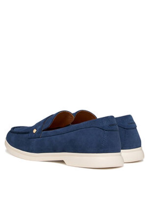 Geox Lordsy D Xand 3 D650ZB 00022 C4005 Niebieski. Kolor: niebieski. Materiał: zamsz, skóra