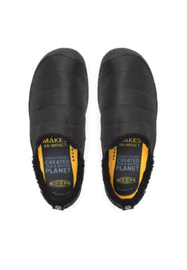 keen - Keen Półbuty Howser II 1023981 Czarny. Kolor: czarny. Materiał: materiał