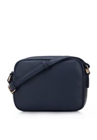 Wittchen - Damska listonoszka z miękkiej ekoskóry pikowana granatowa. Kolor: niebieski. Wzór: haft. Dodatki: z haftem. Materiał: skórzane. Styl: elegancki #5