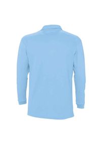 SOL'S - Koszulka Polo Z Długim Rękawem Dla Dorosłych Unisex Winter II. Okazja: na co dzień. Typ kołnierza: polo. Kolor: niebieski. Długość rękawa: długi rękaw. Długość: długie. Styl: casual #2