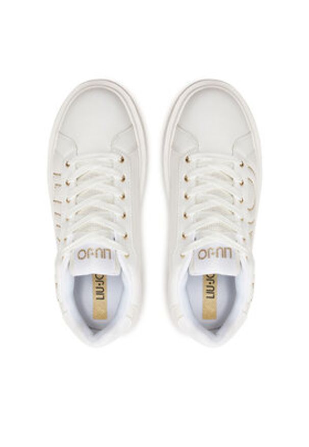 Liu Jo Sneakersy Kylie BF4063 EX014 Biały. Kolor: biały. Materiał: skóra